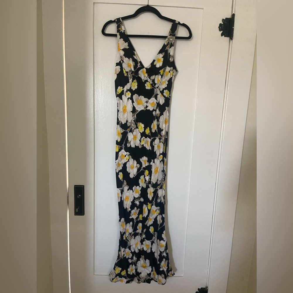 Cooper by Trelise Cooper “Slip Away With Me” black floral dress, US size 4